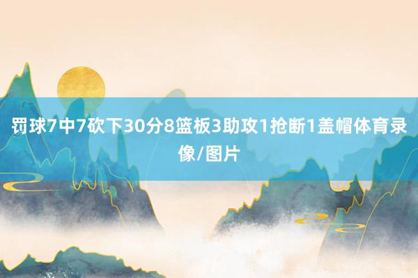罚球7中7砍下30分8篮板3助攻1抢断1盖帽体育录像/图片