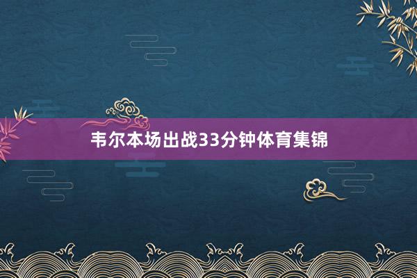 韦尔本场出战33分钟体育集锦
