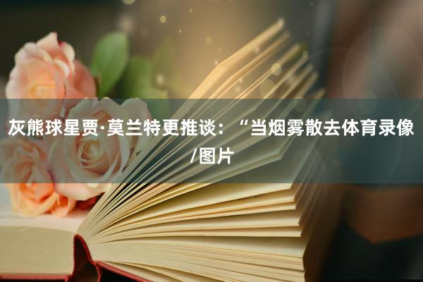 灰熊球星贾·莫兰特更推谈：“当烟雾散去体育录像/图片