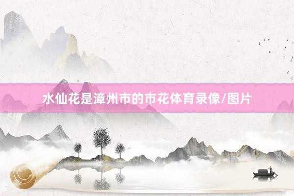 水仙花是漳州市的市花体育录像/图片