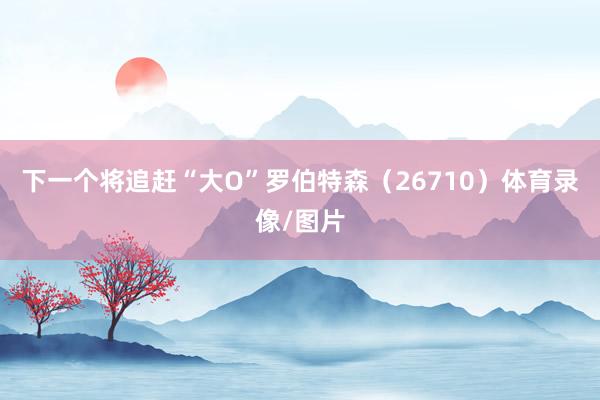 下一个将追赶“大O”罗伯特森（26710）体育录像/图片
