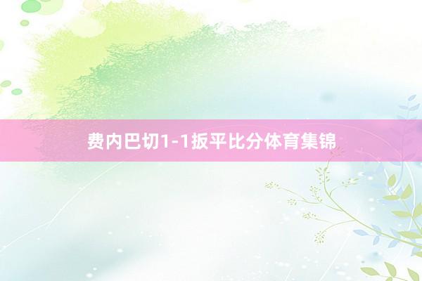 费内巴切1-1扳平比分体育集锦