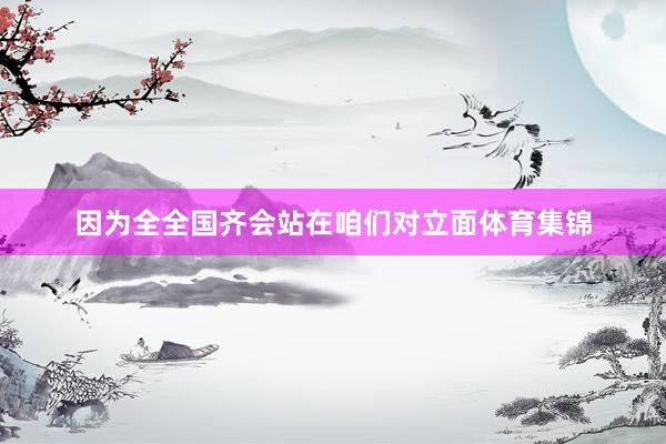因为全全国齐会站在咱们对立面体育集锦