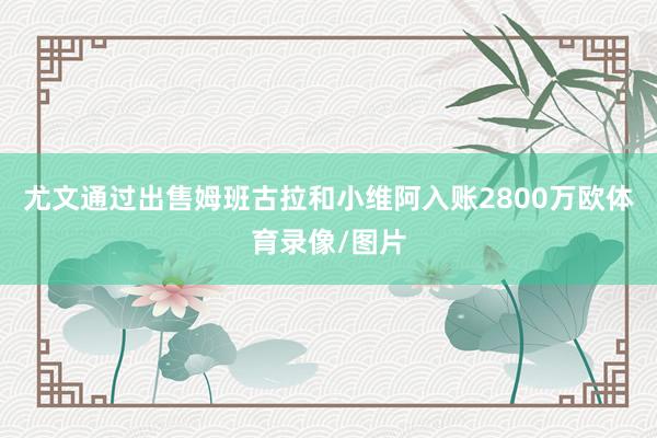 尤文通过出售姆班古拉和小维阿入账2800万欧体育录像/图片