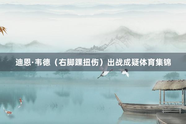 迪恩·韦德（右脚踝扭伤）出战成疑体育集锦
