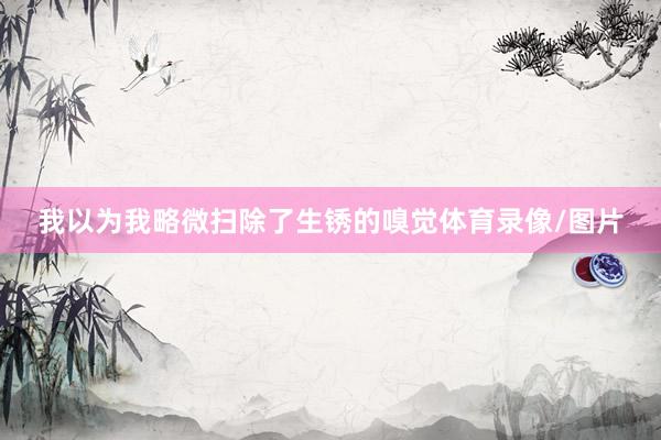 我以为我略微扫除了生锈的嗅觉体育录像/图片