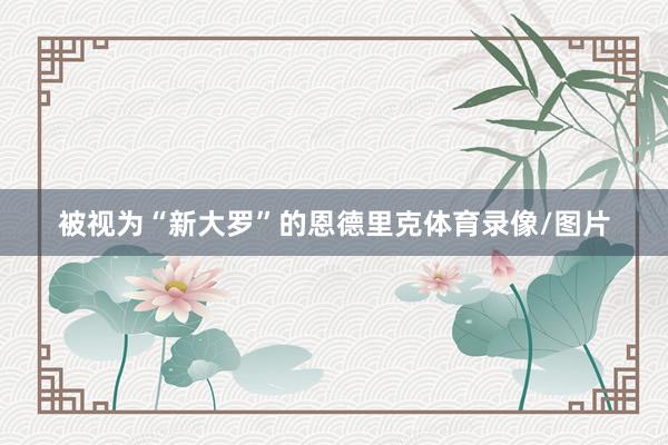 被视为“新大罗”的恩德里克体育录像/图片