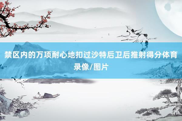 禁区内的万项耐心地扣过沙特后卫后推射得分体育录像/图片
