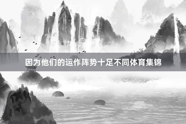 因为他们的运作阵势十足不同体育集锦